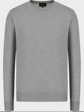 Emporio Armani- women Crewneck Sweater - Gray